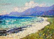 Lionel Walden Hawaiian Coastal Scene, oil painting by Lionel Walden oil painting reproduction